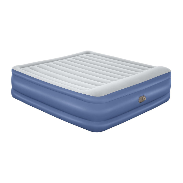 Bestway King Air Bed Inflatable Mattress Sleeping Mat Battery Built-in Pump