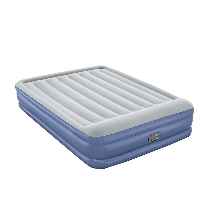 Bestway Queen Air Bed Inflatable Mattress Sleeping Mat Battery Built-in Pump