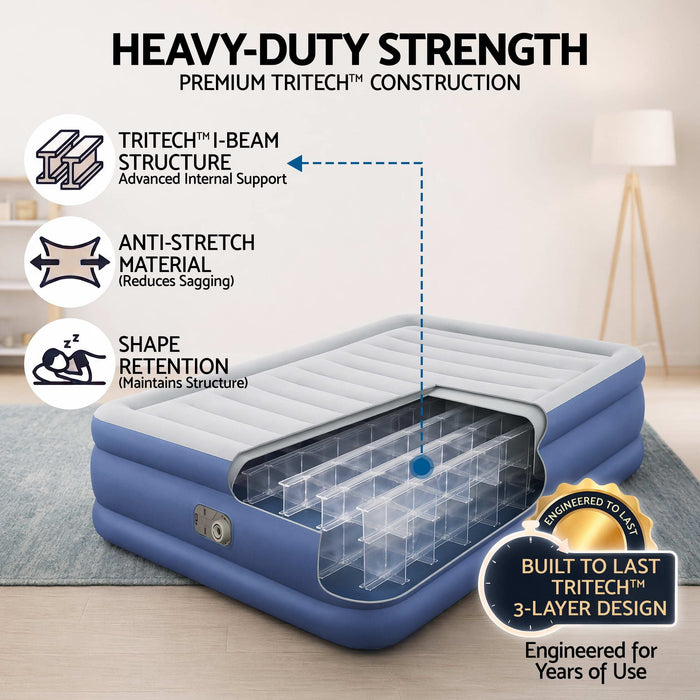 Bestway Air Bed Beds Queen Mattress Inflatable TRITECH Airbed