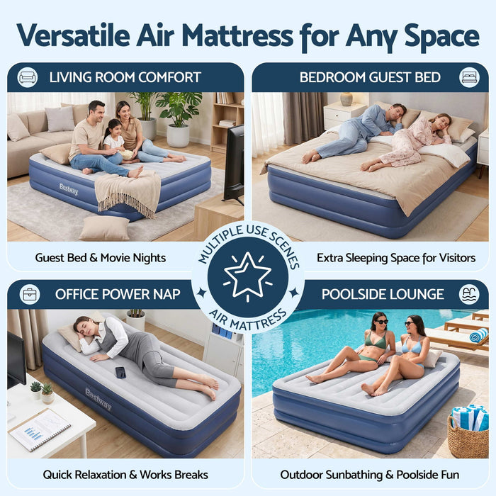 Bestway Air Bed Beds Queen Mattress Inflatable TRITECH Airbed