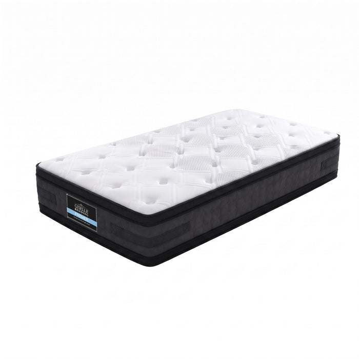 Giselle Bedding Luna Euro Top Cool Gel Pocket Spring Mattress 36cm Thick Single