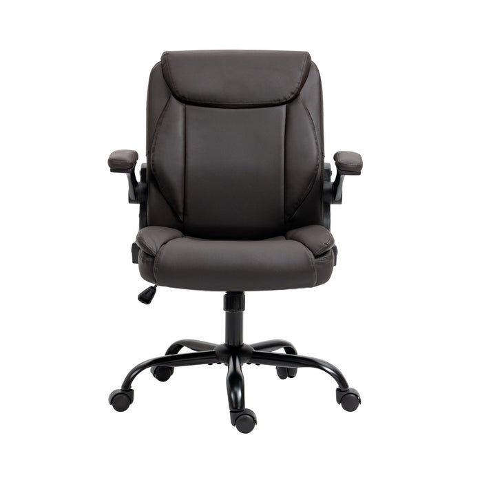Artiss Office Chair Gaming Computer Executive Chairs Leather Tilt Swivel Brown