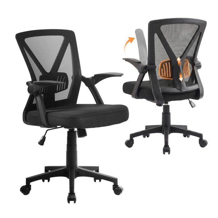 Artiss Gaming Office Chair Mesh Computer Chairs Swivel Executive Mid Back Black
