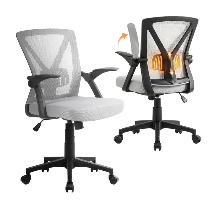 Artiss Office Chair Gaming Executive Computer Chairs Study Mesh Seat Tilt Grey