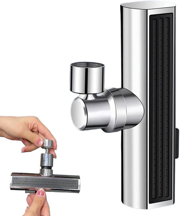 Faucet Spray Nozzle- 3 Spray Modes Faucet Nozzle- 3 Spray Modes Sink Faucet Parts- Splashproof Bathroom Faucet Attachment Sprayer for Restaurant