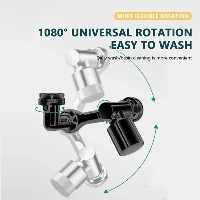 New 1080 Degree Rotation Universal Rotation Faucet Sprayer Head For Sink Faucet Extender Splash Bubbler Nozzle Kitchen Tap 22/24 Adaptor 1080 one mode