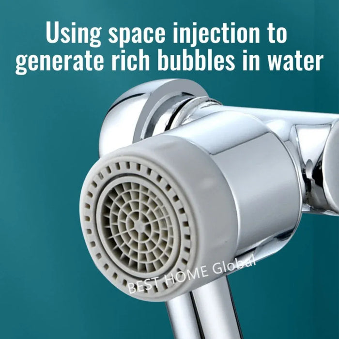 New 1080 Degree Rotation Universal Rotation Faucet Sprayer Head For Sink Faucet Extender Splash Bubbler Nozzle Kitchen Tap 22/24 Adaptor 1080 one mode
