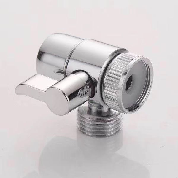 Faucet Adapter Kitchen Faucet Diverter Valve Faucet Connection for Bathroom Faucet Shower, brass material, M22/M24 Thread Compatibility, Chrome Finish
