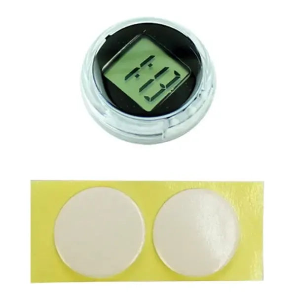 Universal Motorcycle Watch Accessories Watch Digital Watch Black, ABS + Rubber material, automotive replacement use, Black Color