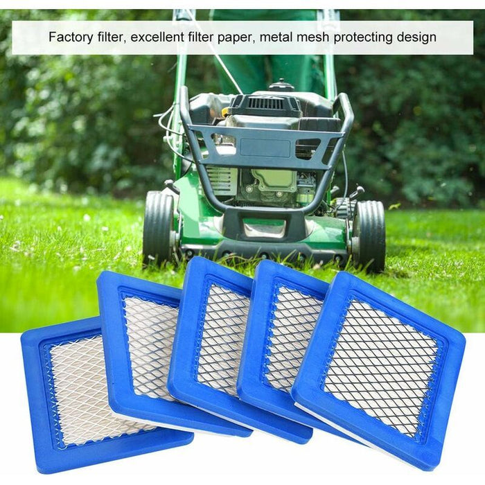 Briggs Stratton 491588 Air Filter - 5-Pack Lawn Mower Replacement Filters, automotive replacement use, vehicle maintenance accessory