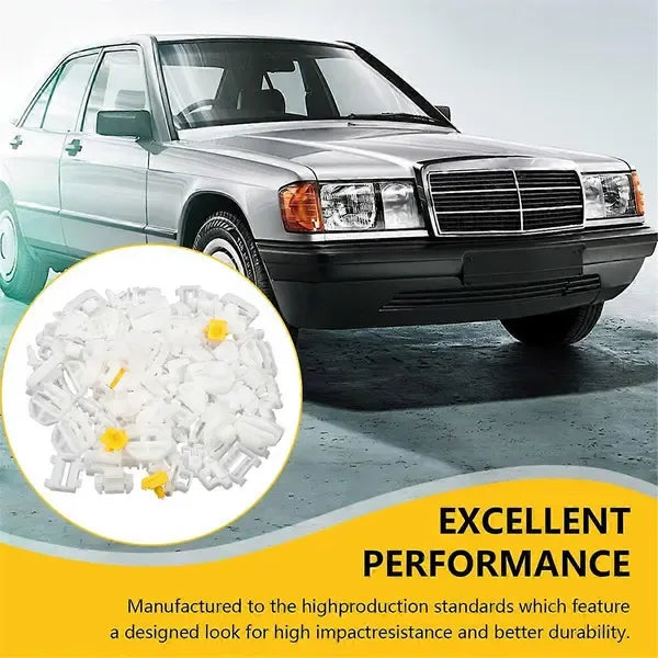 Side Panel Clip Kit Side Door Panel Retaining Clip for 190 W201 190E, Plastic material, direct exterior replacement
