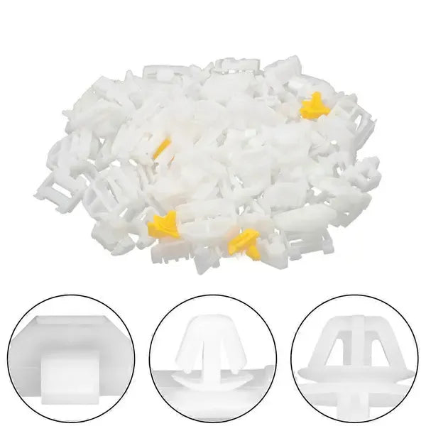 Side Panel Clip Kit Side Door Panel Retaining Clip for 190 W201 190E, Plastic material, direct exterior replacement