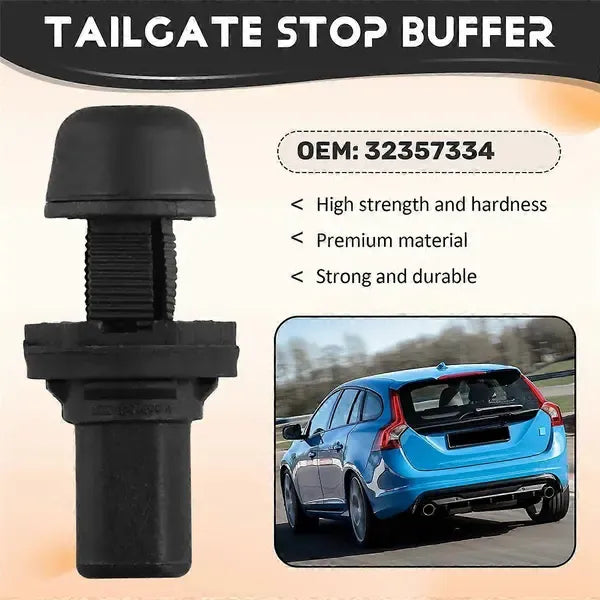 For Volvo C30 V40 V60 XC60 XC90 V90 Tailgate Adjustable Stop Buffer 32357334 31395927 323573 Black, ABS material, Black Color