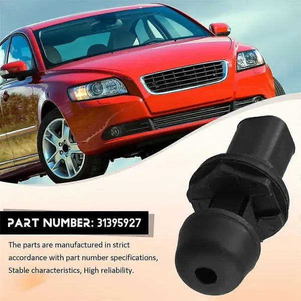 For Volvo C30 V40 V60 XC60 XC90 V90 Tailgate Adjustable Stop Buffer 32357334 31395927 323573 Black, ABS material, Black Color