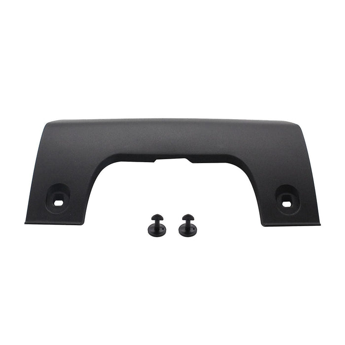 Towbar Cover & Clips for Rear Bumper, Replacement for Land Rover Discovery 3 & 4, Plastic material, direct exterior replacement, Black Color
