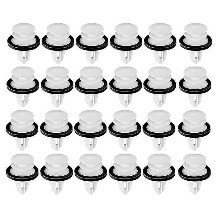 102540100A 60 pcs Door Trim Clips Fits Tesla Model XS Auveco 21169 Plastic, direct exterior replacement, Black/White Color Options