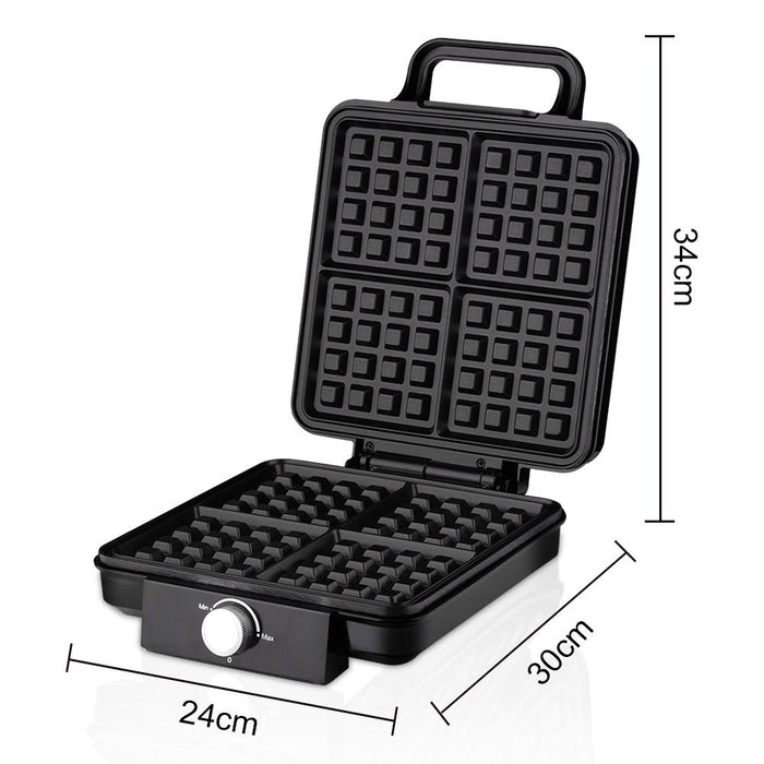 RAF Waffle Maker, four-grid large capacity, crispy outside and soft inside, easy new baking experience.