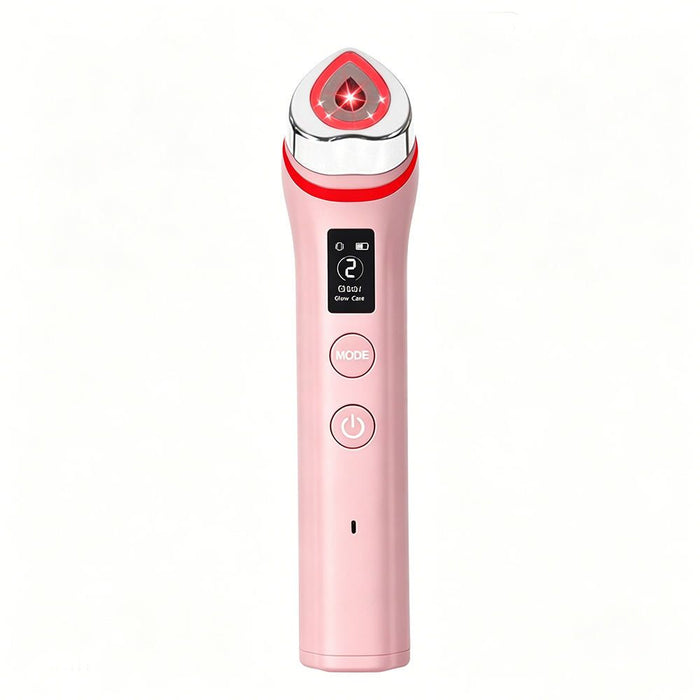 Beauty Device: Red and Blue Light, Home Use, Portable, Vibrating, Multi-Functional, with Voice Guidance, 5-Color Light Therapy, Eye Massage, Eye Care Device/"Upgrade" black beauty introducer