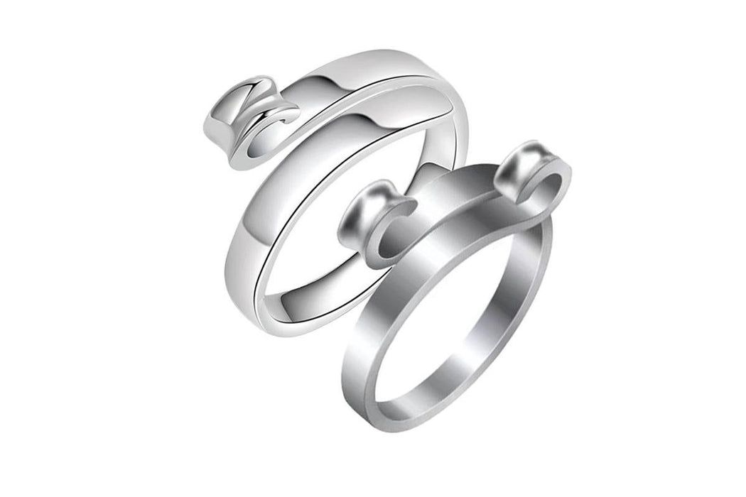 2Pcs Knitting Crochet Loop Ring for Fingers 2Pcs Knitting Yarn Guide Finger Holder-Style 2