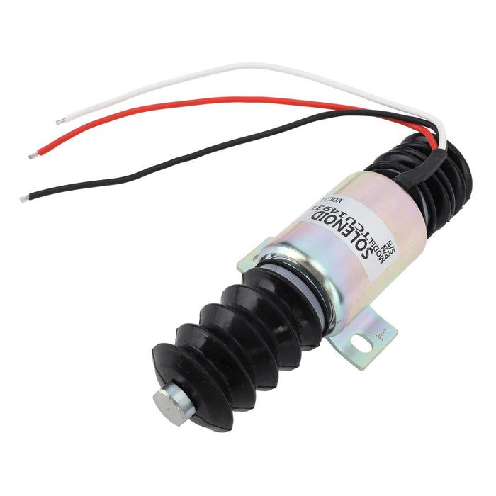 TCU14931 Electric Generator Flameout Solenoid Valve 12V 55mm Fuel Shutoff Solenoid Valve for Machine Processing Hydraulic System