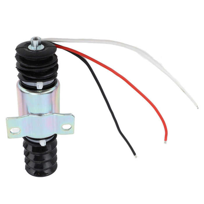 TCU14931 Electric Generator Flameout Solenoid Valve 12V 55mm Fuel Shutoff Solenoid Valve for Machine Processing Hydraulic System