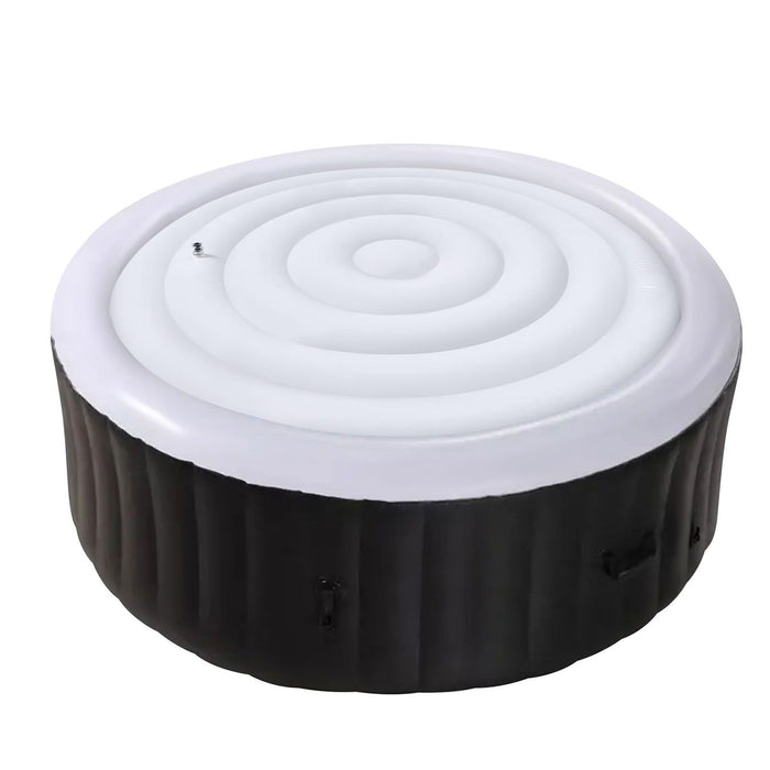 4.5 Ft Inflatable Hot Tub Cover Foldable Energy Saving Lid for Round Outdoor Inflatable Hot Tubs