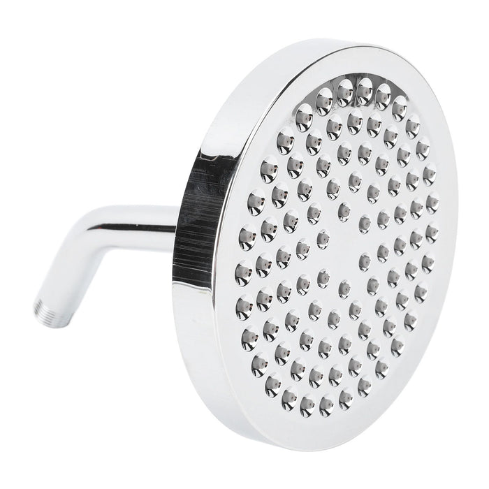 High Pressure Rain Shower Head Water Conservation Bathroom Shower Head for Household Hotel 6 Inch Silver