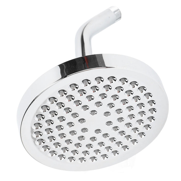High Pressure Rain Shower Head Water Conservation Bathroom Shower Head for Household Hotel 6 Inch Silver