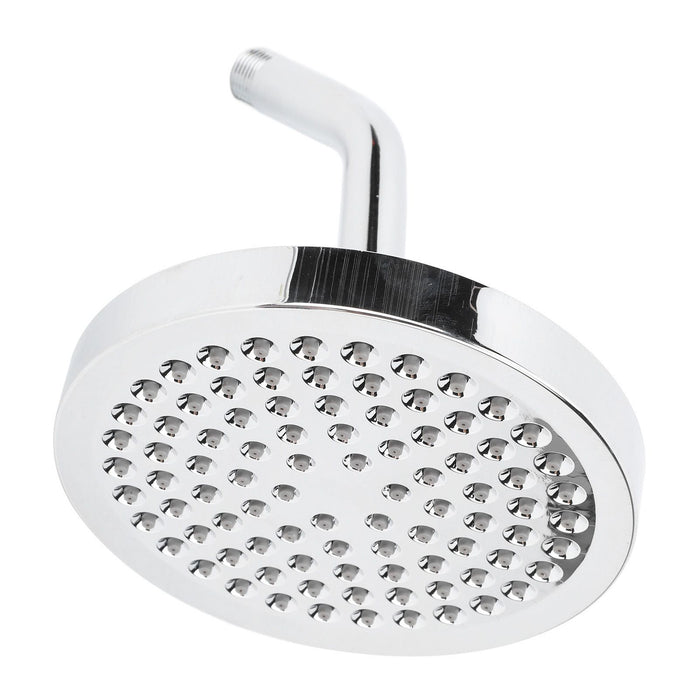 High Pressure Rain Shower Head Water Conservation Bathroom Shower Head for Household Hotel 6 Inch Silver