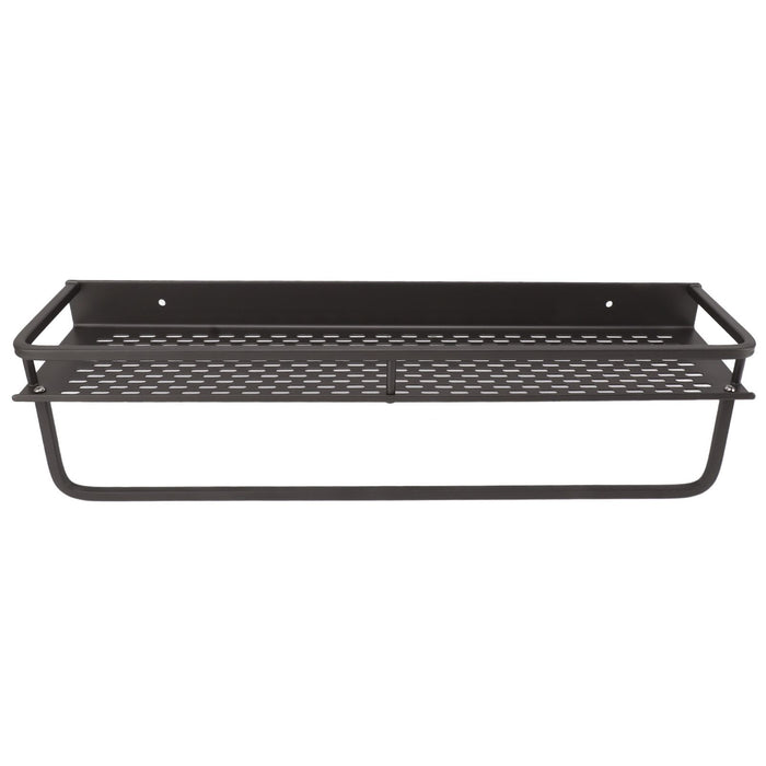 Shower Caddy Grey Shower Organizer Shelf Easy Install Aluminium Alloy Large Capacity Shower Accessory for Bathroom Home 50cm / 19.7in