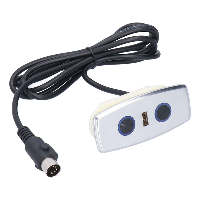 Electric Sofa Controller Zinc Alloy USB Port Power Recliner Hand Control for Lift Chairs