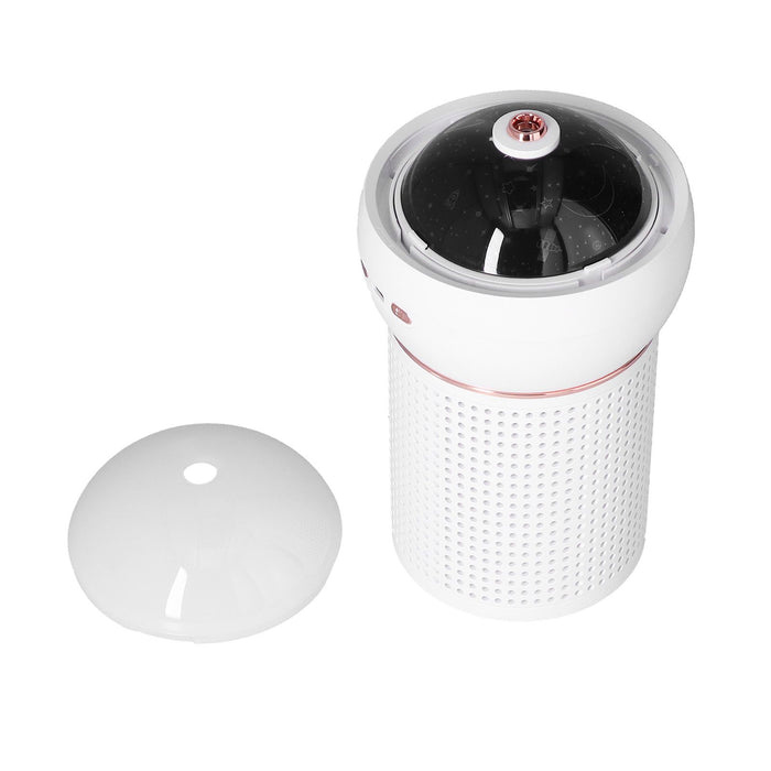 630ml Large Capacity Humidifier Single Spray 360° Projection Humidifier for Home Car USB ChargingWhite