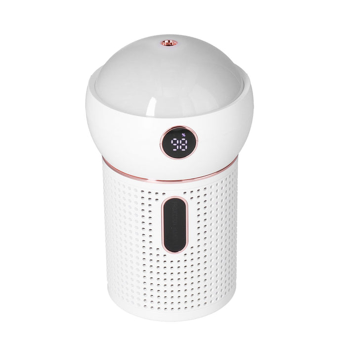 630ml Large Capacity Humidifier Single Spray 360° Projection Humidifier for Home Car USB ChargingWhite