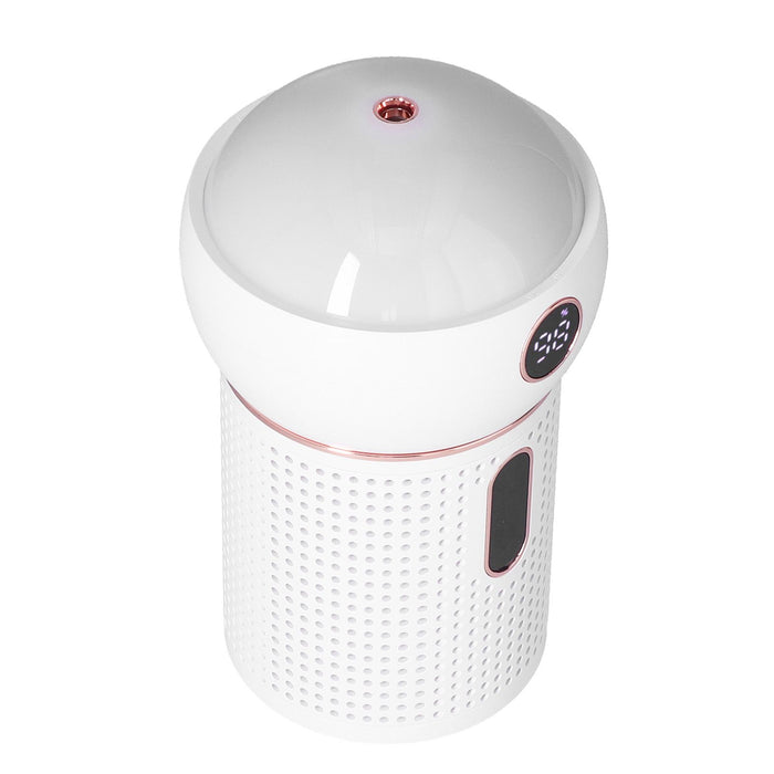 630ml Large Capacity Humidifier Single Spray 360° Projection Humidifier for Home Car USB ChargingWhite