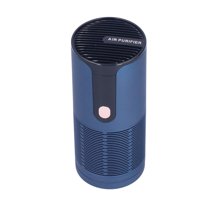 10 Million Negative Ion Air Purifier Portable Air Cleaner 3 Gear Adjustment for Home Car Accessories USB ChargingBlue
