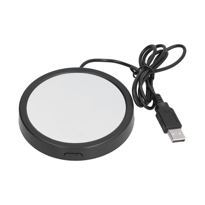 Constant Temperature Coaster USB Powered Milk Cup Warmer Heater for Home Office KitchenBlack