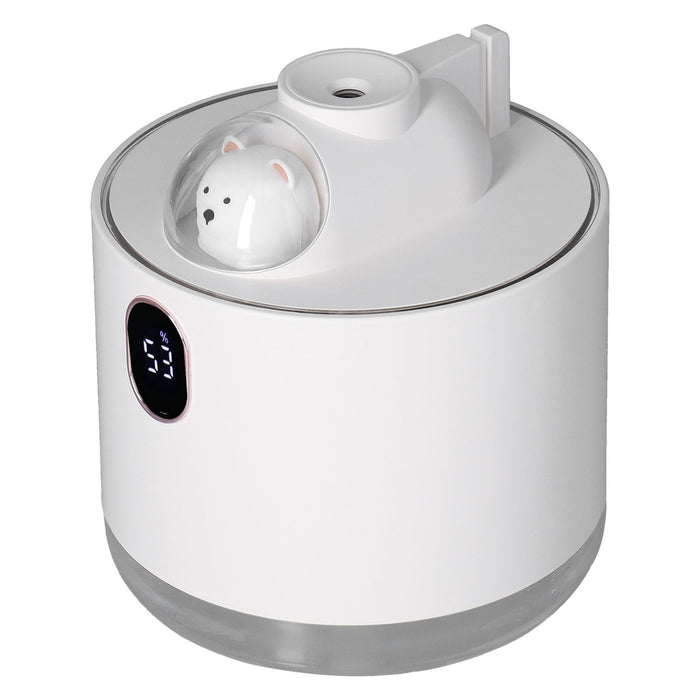 500ml Large Capacity Humidifier Spacecraft Night Light USB Charging Car Humidifier for HomeWhite