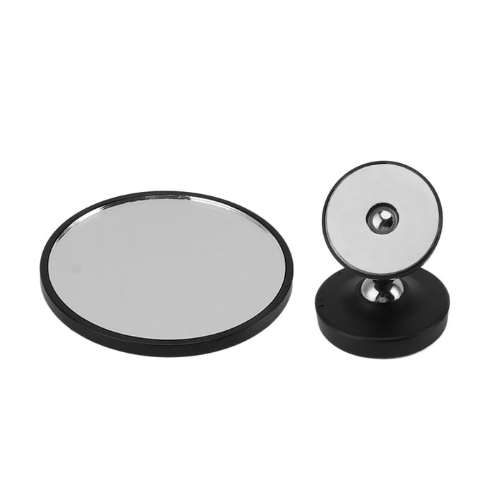 Coffee Maker Magnetic Mirror with 360° Rotating Base Aluminum Alloy Dual Ball Joints Coffee Flow Rate Observation Reflector Mirror Black