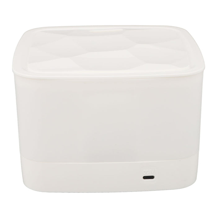 Aroma Diffuser Humidifier with Remote Control USB 5V 800mL RGB 7 Color Light Colorful Humidifier for Bedroom White