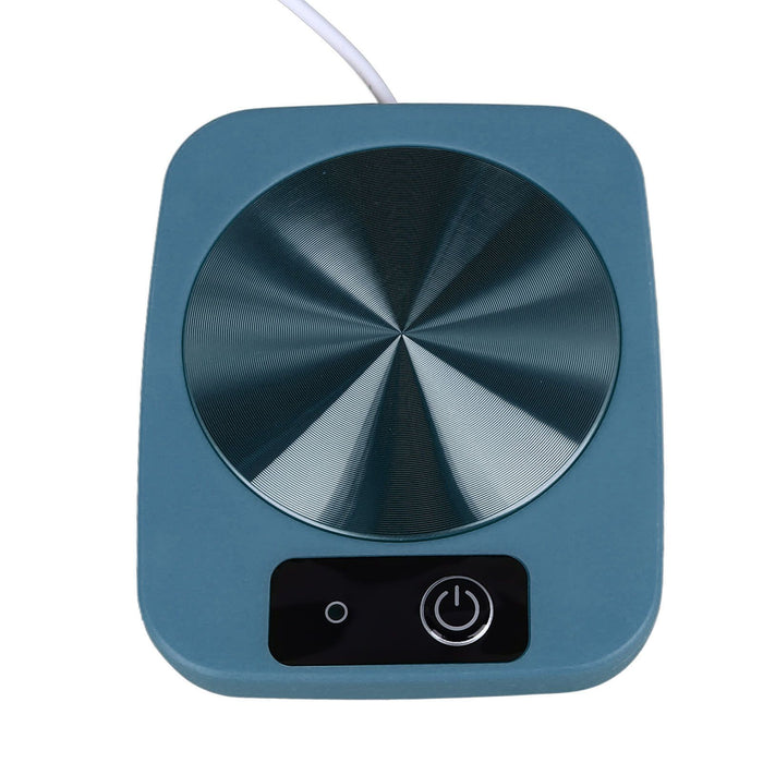 Coffee Warmer Smart Constant Temperature USB Powered Portable Mug Warmer for Office Travel Home Blue