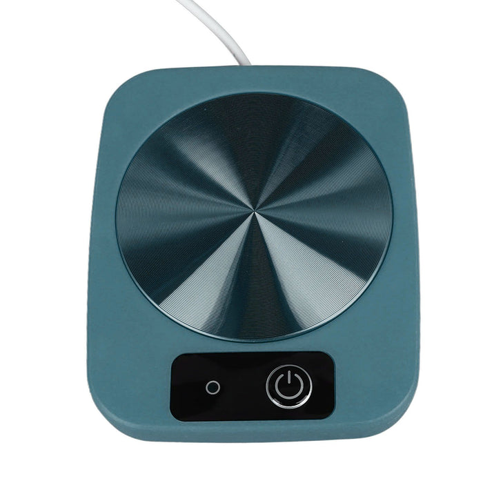 Coffee Warmer Smart Constant Temperature USB Powered Portable Mug Warmer for Office Travel Home Green