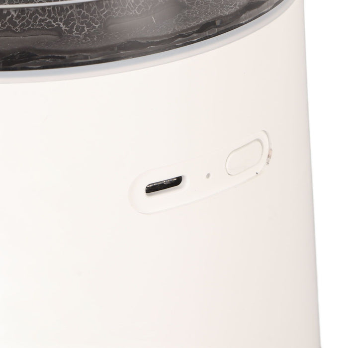 Aromatherapy Mist Diffuser Intelligent Multifunctional Timing Atomizing Flame Humidifier for Bedroom Living Room Black