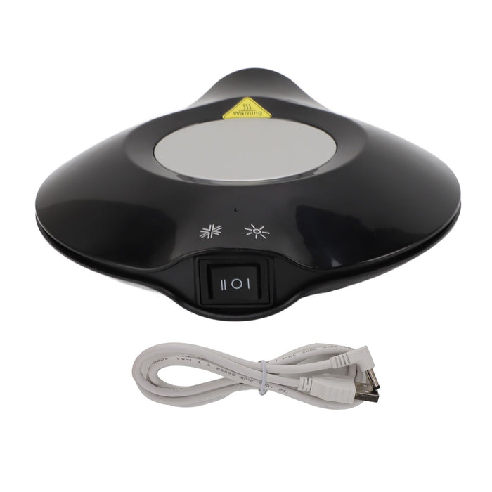 Coffee Cup Heater Cooler 5V‑9V 2A 10W‑18W USB Interface Cold Warm Dual Use Auto Off Portable Cup Warmer for Coffee Beverage Milk Tea