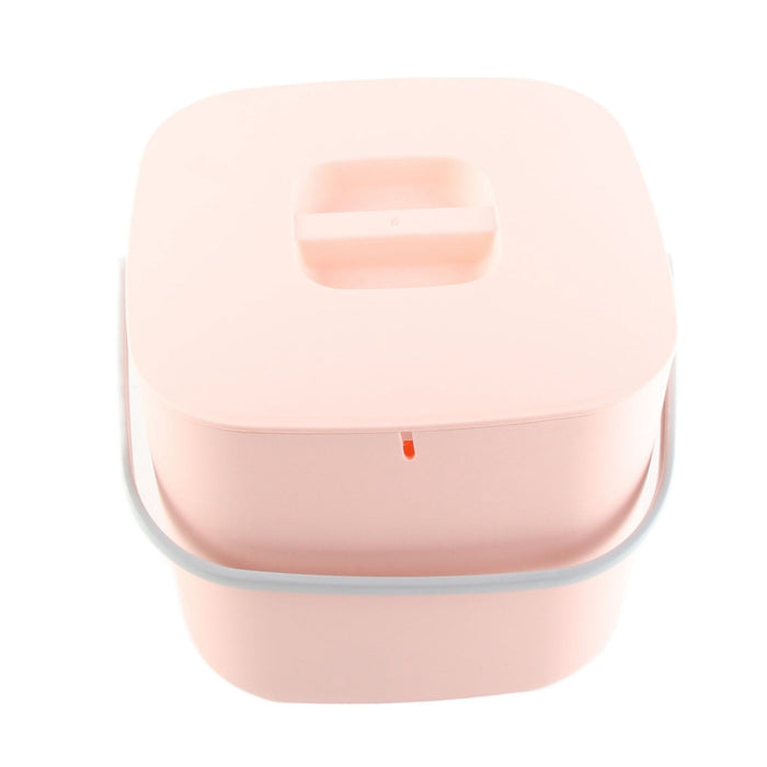 Mini Sink Dishwasher Portable Auto Shutdown Efficient USB Dish Washing Machine for Home Kitchen Pink Bucket