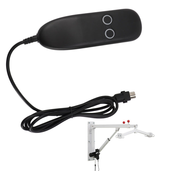 Electric Sofa Controller 2 Button Massage Sofa Controller Recliner Chair Handset for Home Theater Straight 5 Pin
