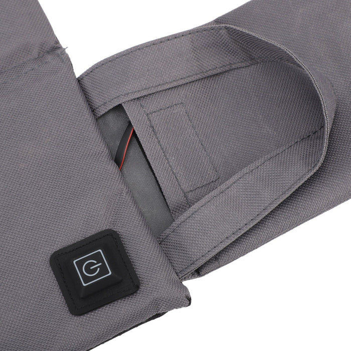 Heated Chair Cushion 3 Temperature Adjustable USB Warm Chair Pad Portable Foldable Heated Cushion for Office Fishing Stadium
