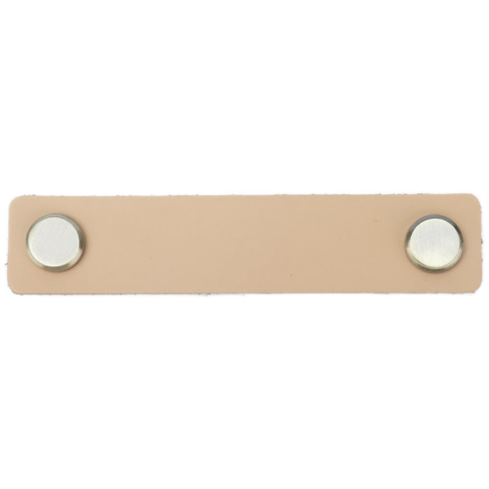 PU Leather Drawer Pulls Anticollision Wear Resistant European Exquisite Modern Simple Cabinet HandleLight Brown