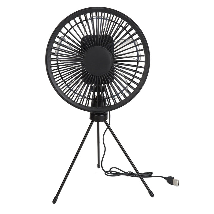 Solar Camping Fan with Tripod IP67 Waterproof Adjustable Portable Camping Fan with 10W Solar Panel for Outdoor Camping