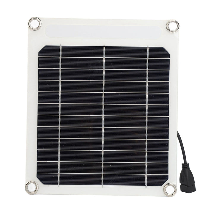 Solar Camping Fan with Tripod IP67 Waterproof Adjustable Portable Camping Fan with 10W Solar Panel for Outdoor Camping