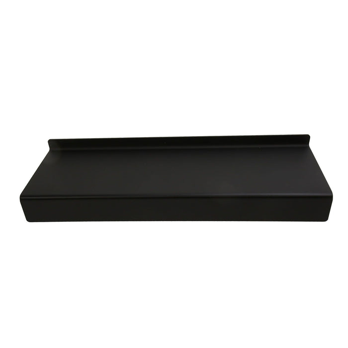 Acrylic Tilted Computer Keyboard Holder Low Front Lip Polished Finish Keyboard Riser Keyboard Holder for Office Black